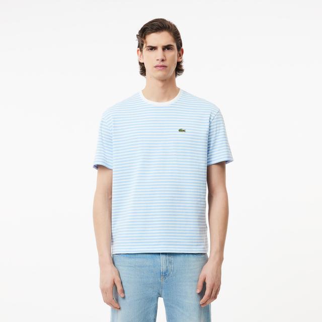 Men's Striped Heavy Cotton T-Shirt Product Image