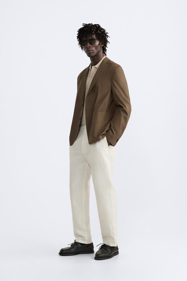 TEXTURED CHINO PANTS Product Image