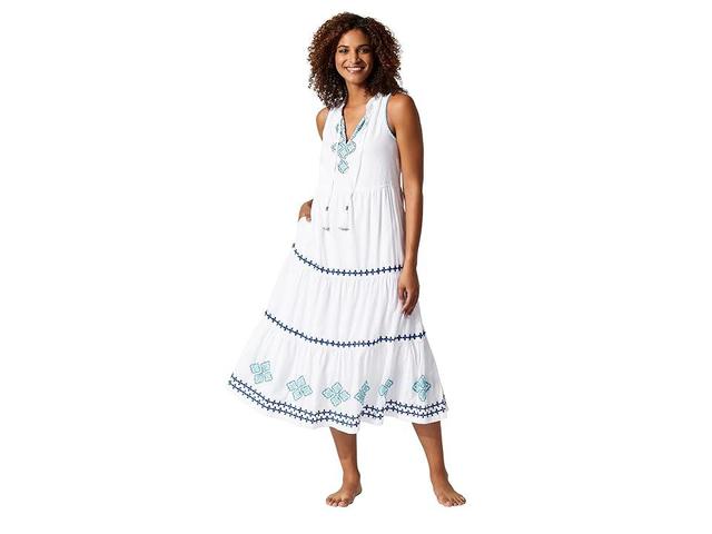 Tommy Bahama Shell Beach Tiered Maxi Women's Swimwear Product Image