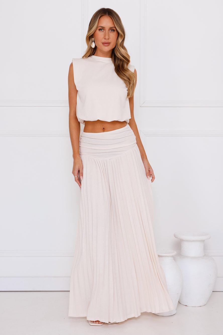 Field Of Dreams Maxi Skirt Ivory product image