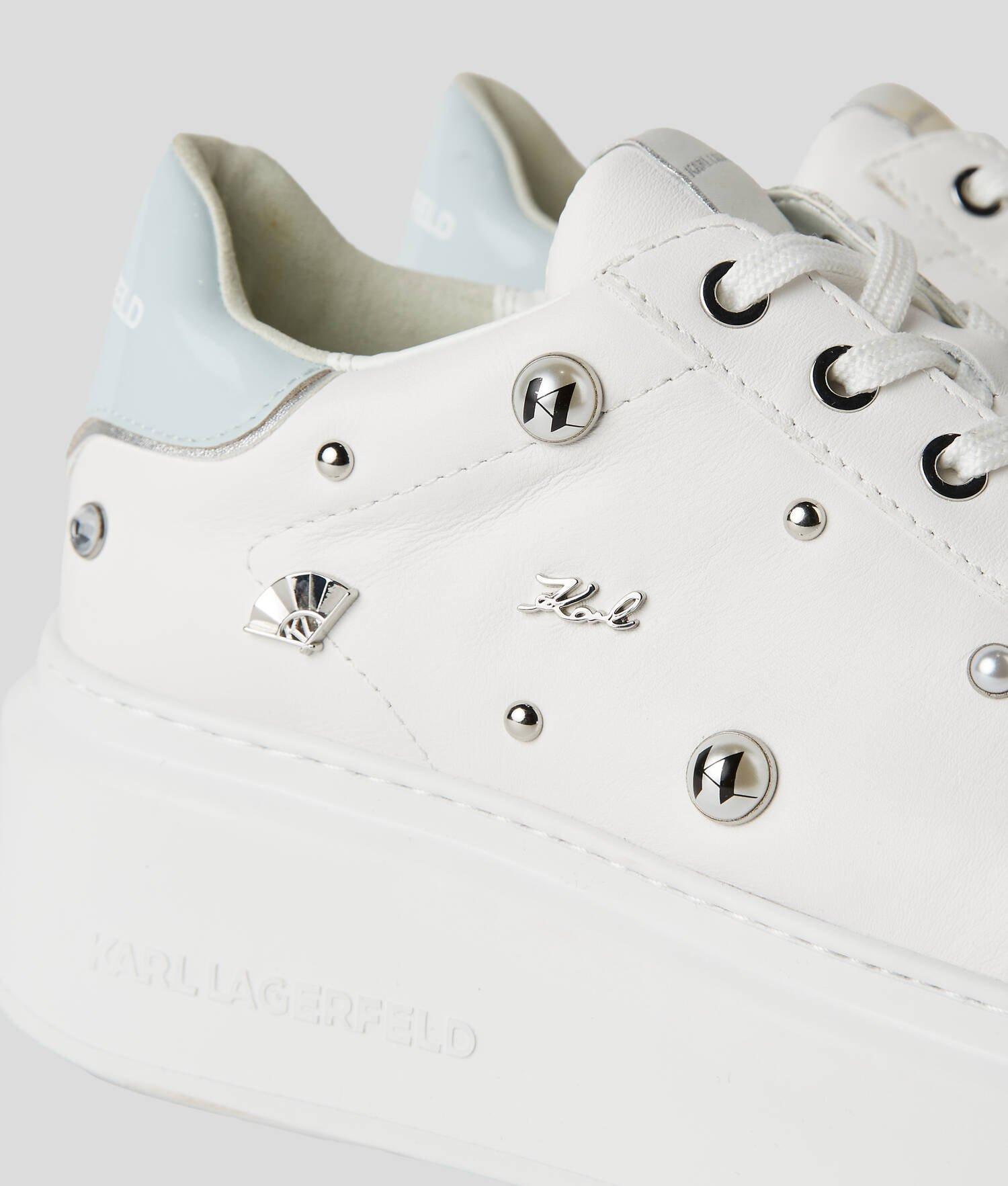 Exclusive KARL Charm Leather Sneakers Product Image