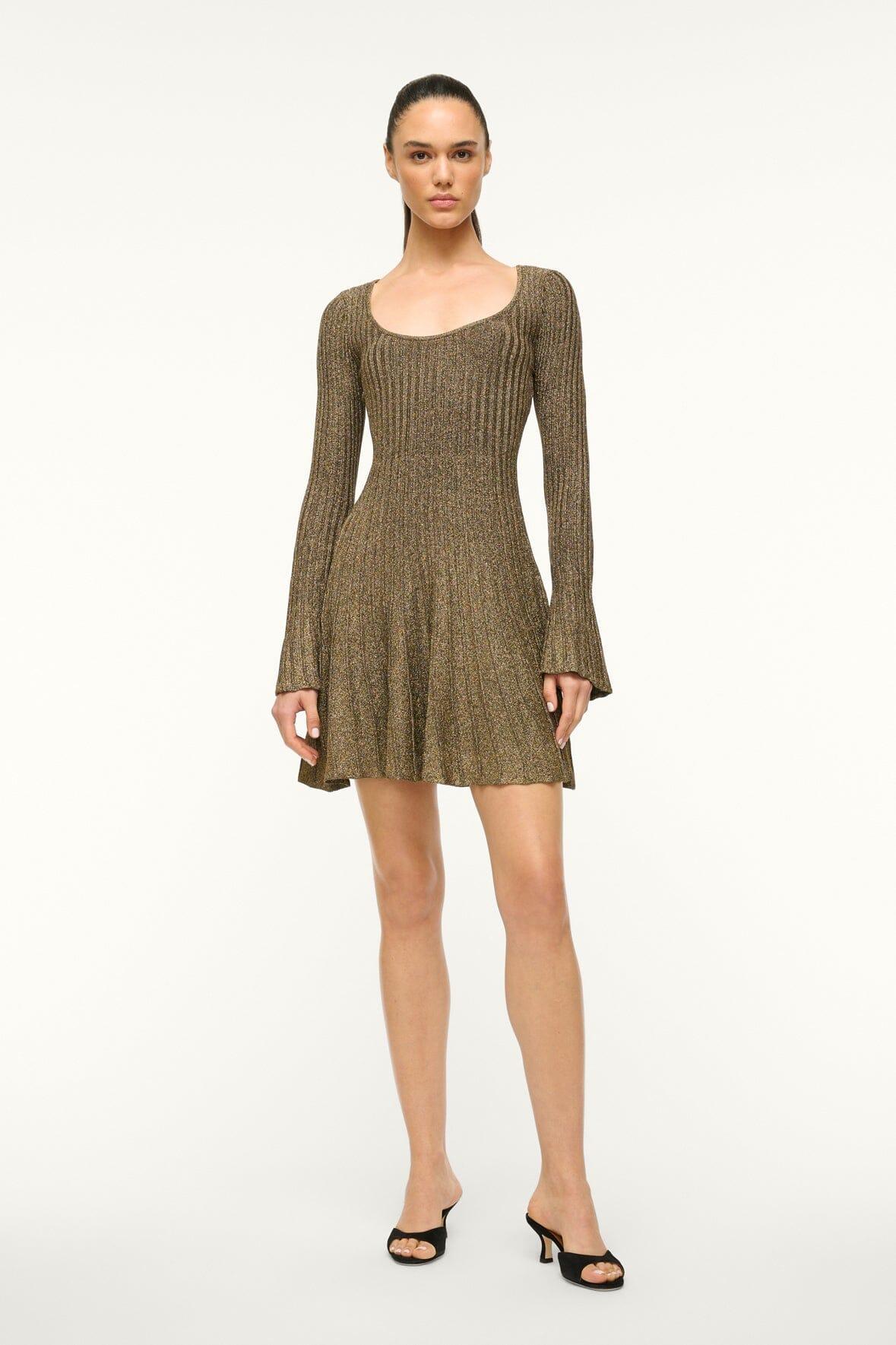 RAQUEL DRESS | METALLIC GOLD Product Image