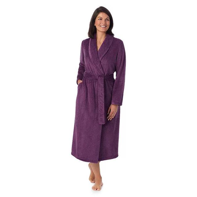 Womens Stan Herman Dimple Plush Wrap Robe Product Image