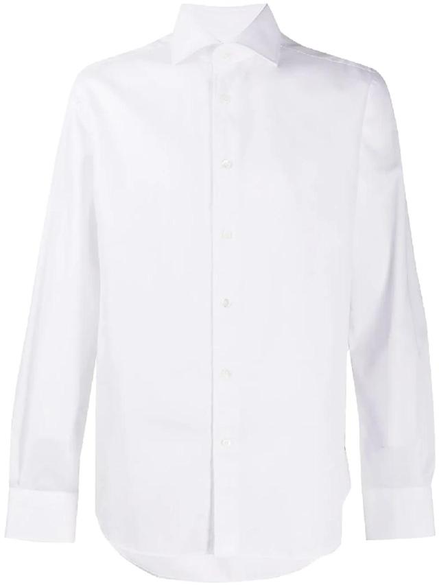 Classic Tailored Shirt In White Product Image