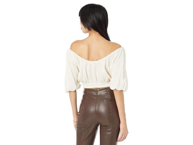 MANGO Biel-H Blouse (Natural White) Women's Clothing Product Image