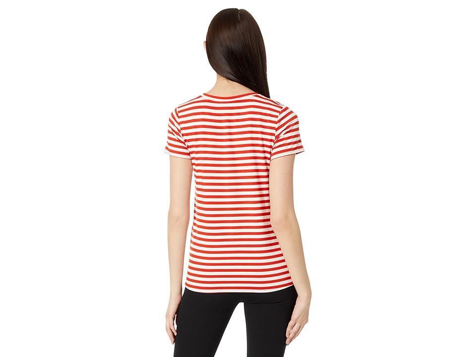 Vince Camuto Yd Polished Knit Tee (Tulip ) Women's Clothing Product Image