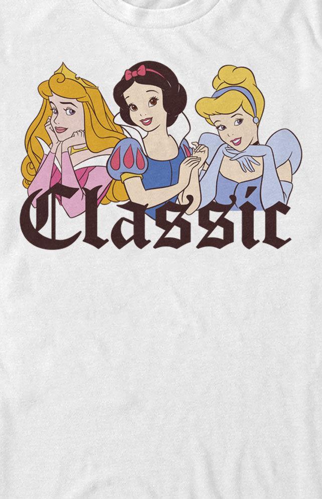 Womens Classic Princesses T-Shirt Product Image