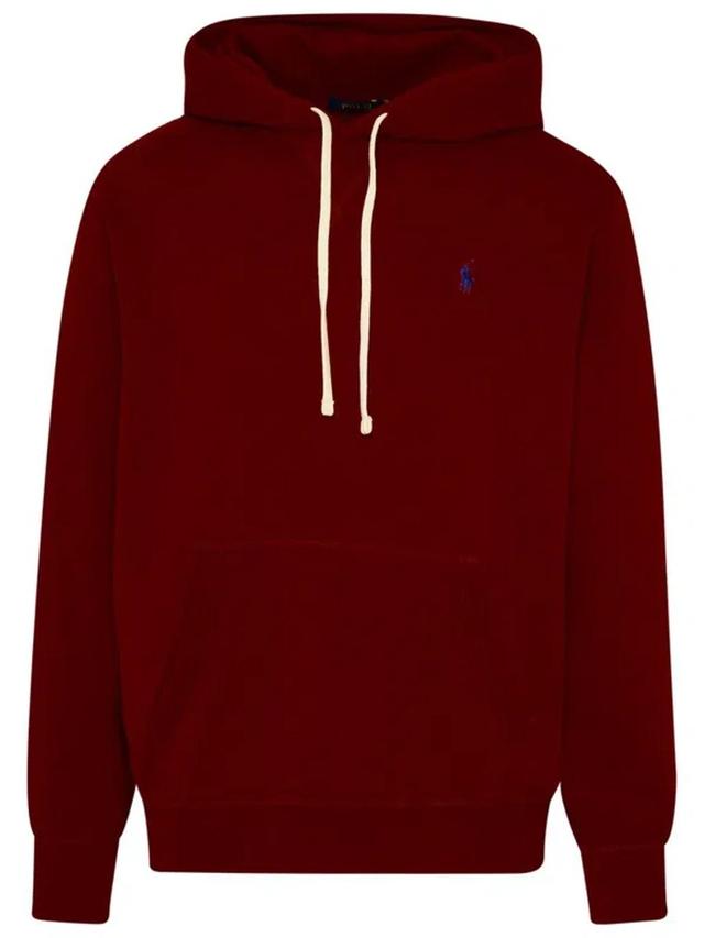 The Rl Fleece Hoodie In Red Product Image