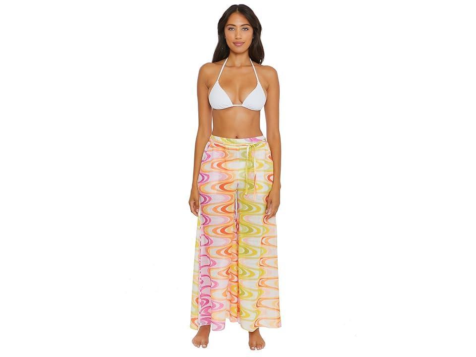 BECCA Whirlpool Palazzo Pants Cover-Up Women's Swimwear Product Image