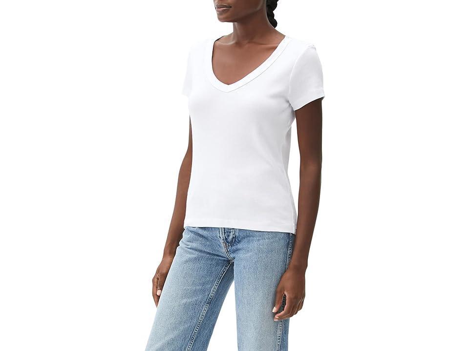 Michael Stars Nikki V Neck Cotton Tee Product Image