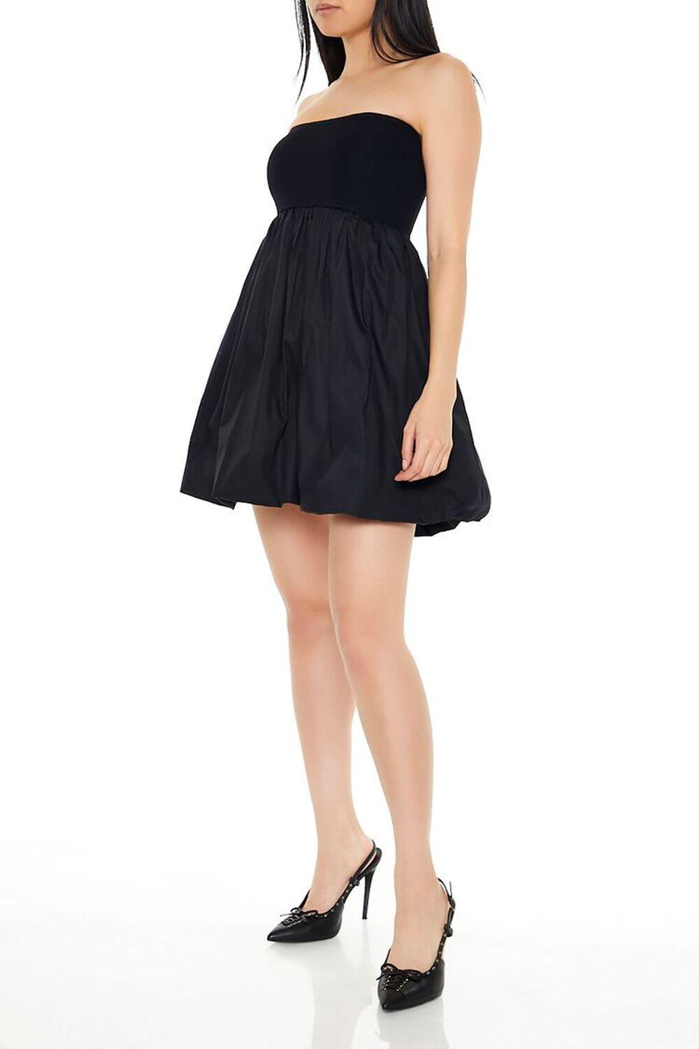 Bubble-Hem Mini Dress | Forever 21 Product Image