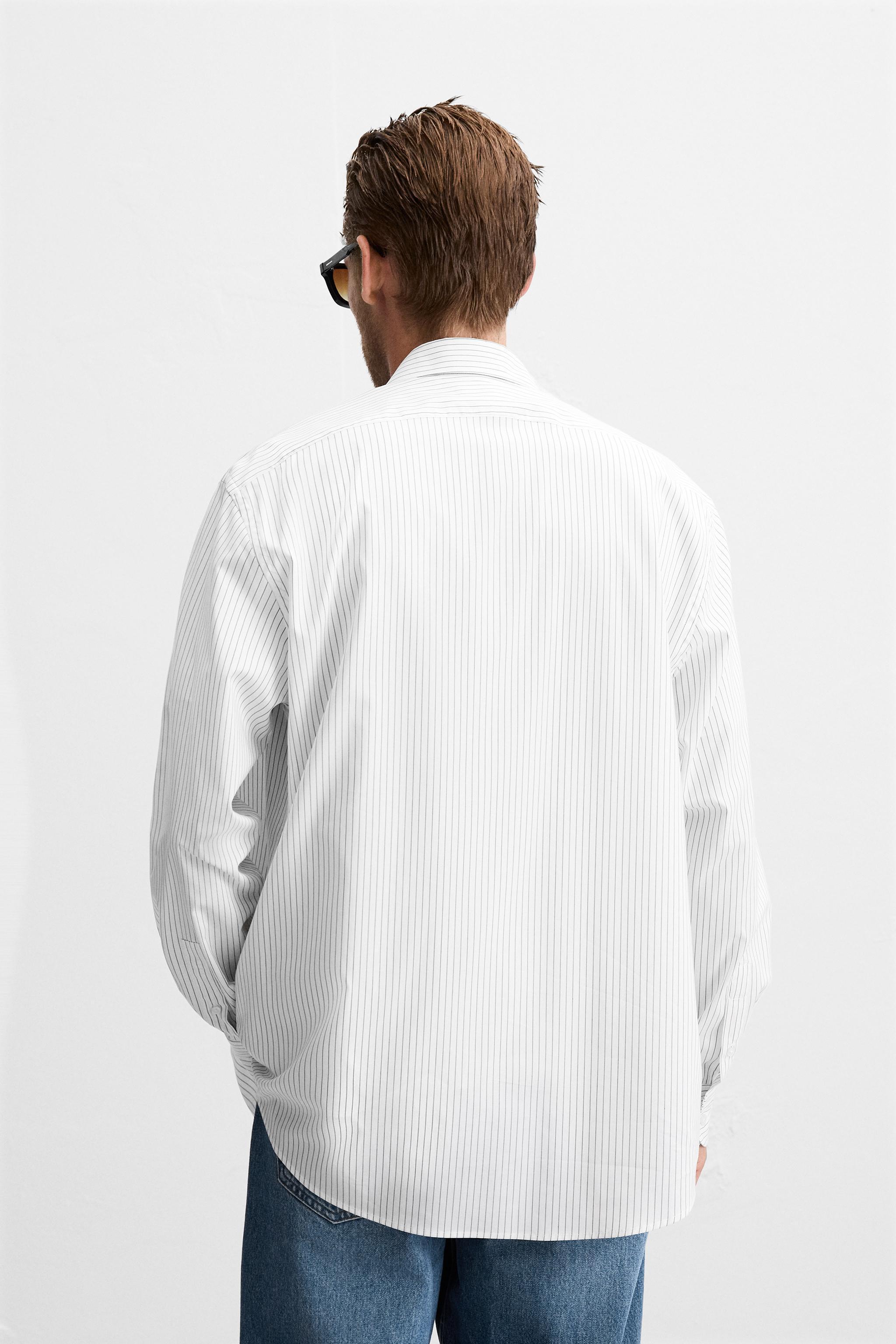 LYOCELL - COTTON STRIPED SHIRT Product Image