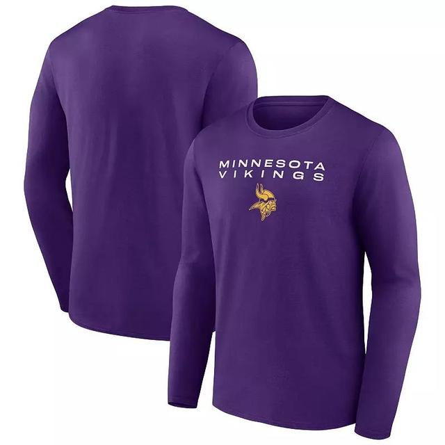 Mens Fanatics Branded Purple Minnesota Vikings Advance to Victory Long Sleeve T-Shirt Product Image