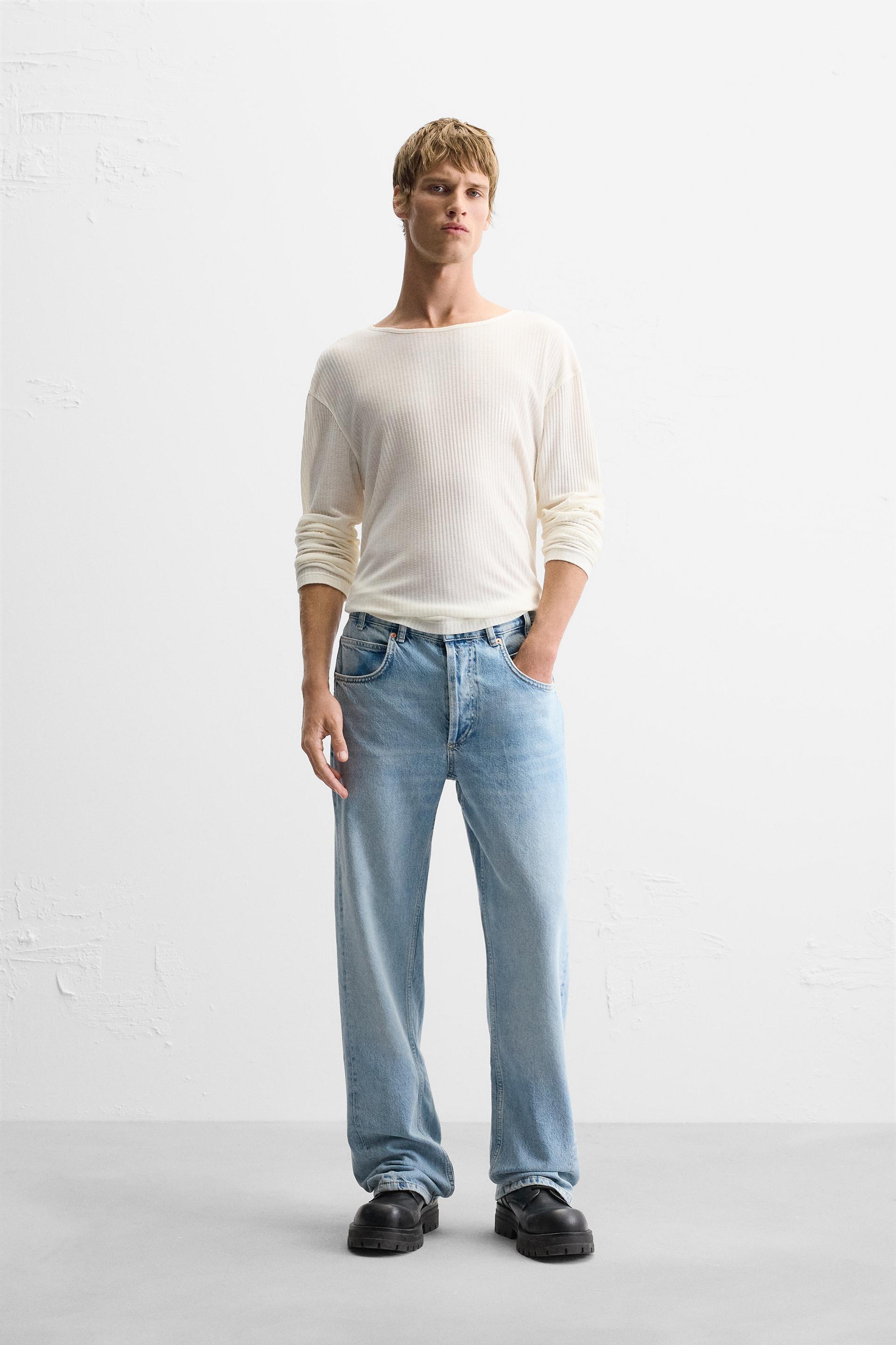 FLARED FIT SEAM JEANS Product Image