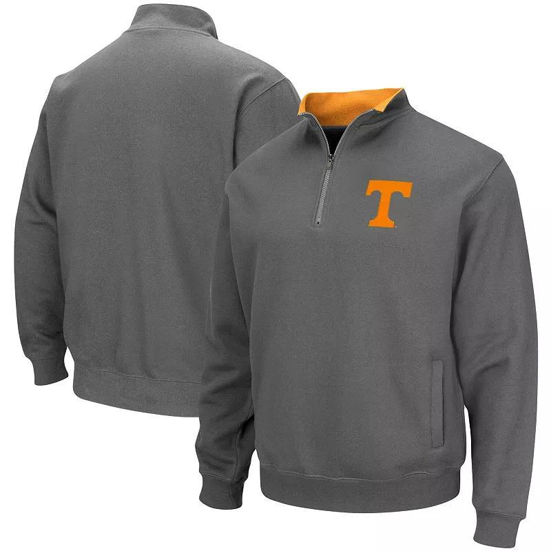 Mens Colosseum Charcoal Tennessee Volunteers Tortugas Logo Quarter-Zip Jacket Product Image