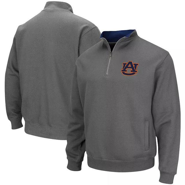 Mens Colosseum Charcoal Clemson Tigers Tortugas Logo Quarter-Zip Pullover Jacket Product Image