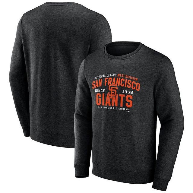 Mens Fanatics Branded Heathered Black San Francisco Giants Classic Move Pullover Sweatshirt Product Image