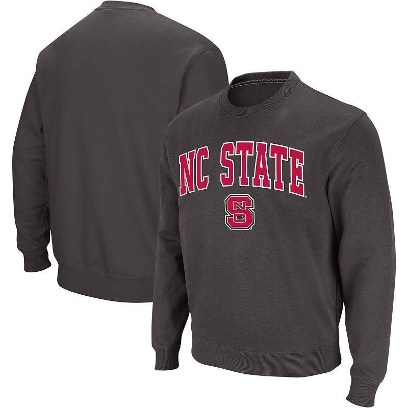 Colosseum Mens Nc State Wolfpack Arch & Logo Crew Neck Sweatshirt Product Image