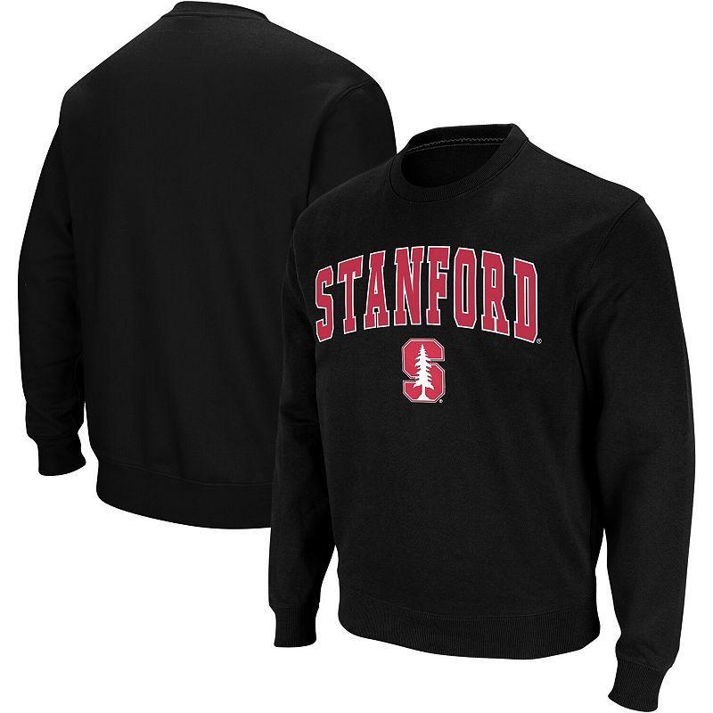 Mens Colosseum Stanford Cardinal Arch & Logo Crew Neck Sweatshirt Product Image