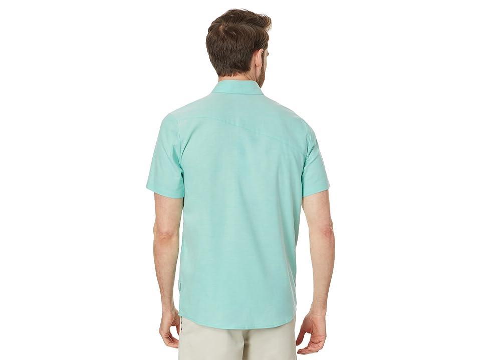 Volcom Everett Oxford (Dusty Aqua) Men's Clothing Product Image