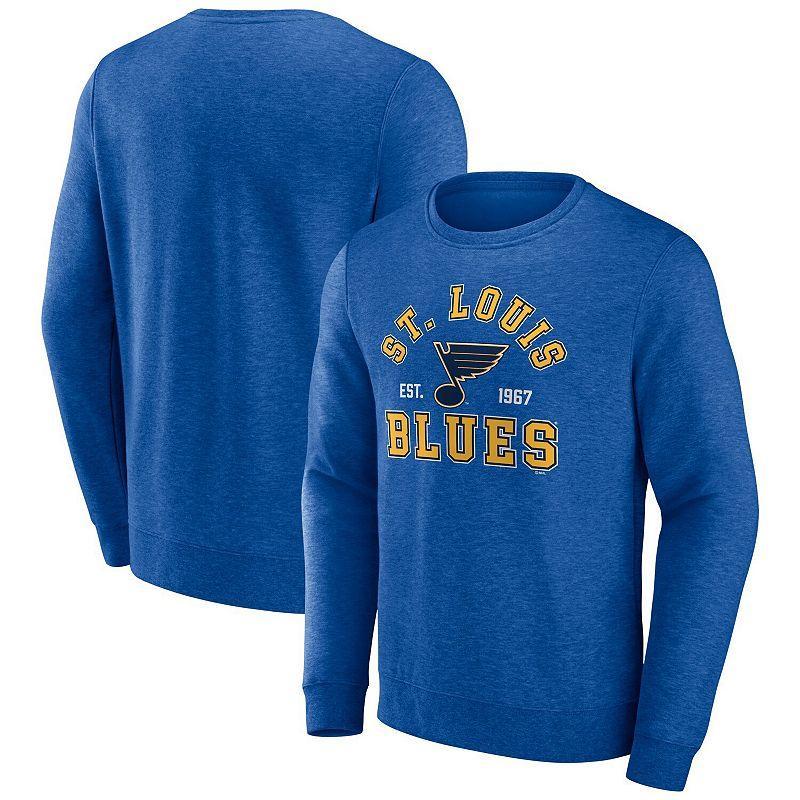 Mens Fanatics Branded Royal St. Louis Blues Classic Arch Pullover Sweatshirt Product Image