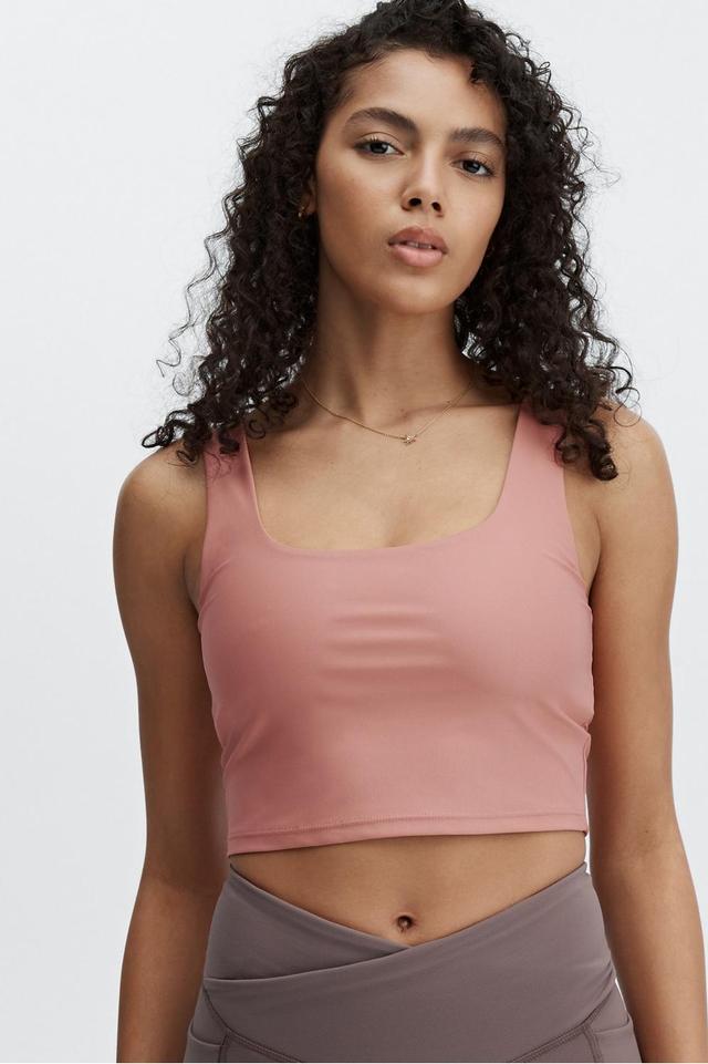 Fabletics Lydia Built-In Bra Tank Womens pink Size XXL Product Image