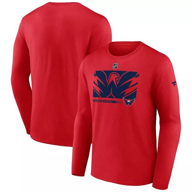 Mens Fanatics Washington Capitals Authentic Pro Core Collection Secondary Long Sleeve T-Shirt Product Image