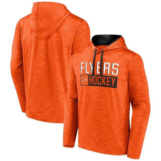 Mens Fanatics Branded Heather Orange Philadelphia Flyers Close Shave Pullover Hoodie Product Image