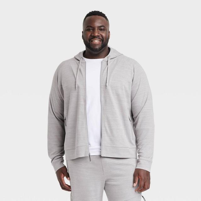 Mens Big Ponte Full-Zip Hoodie - All In Motion 2XL Product Image