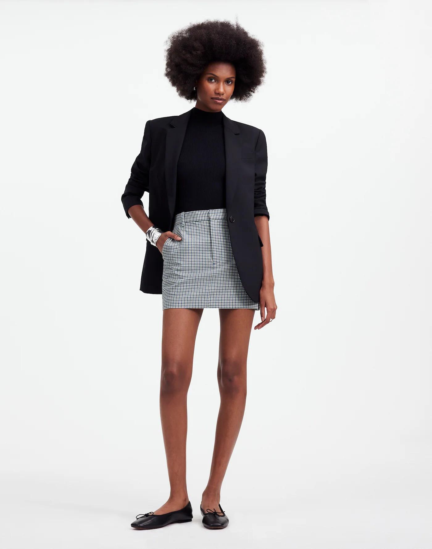 Suiting Mini Skirt Product Image