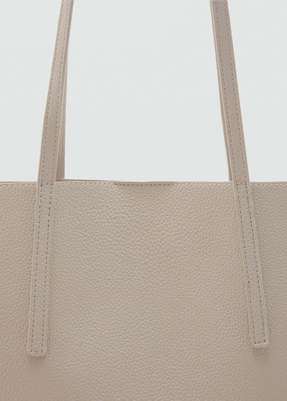 MANGO - Pebbled effect shopper bag - One size - Women Product Image