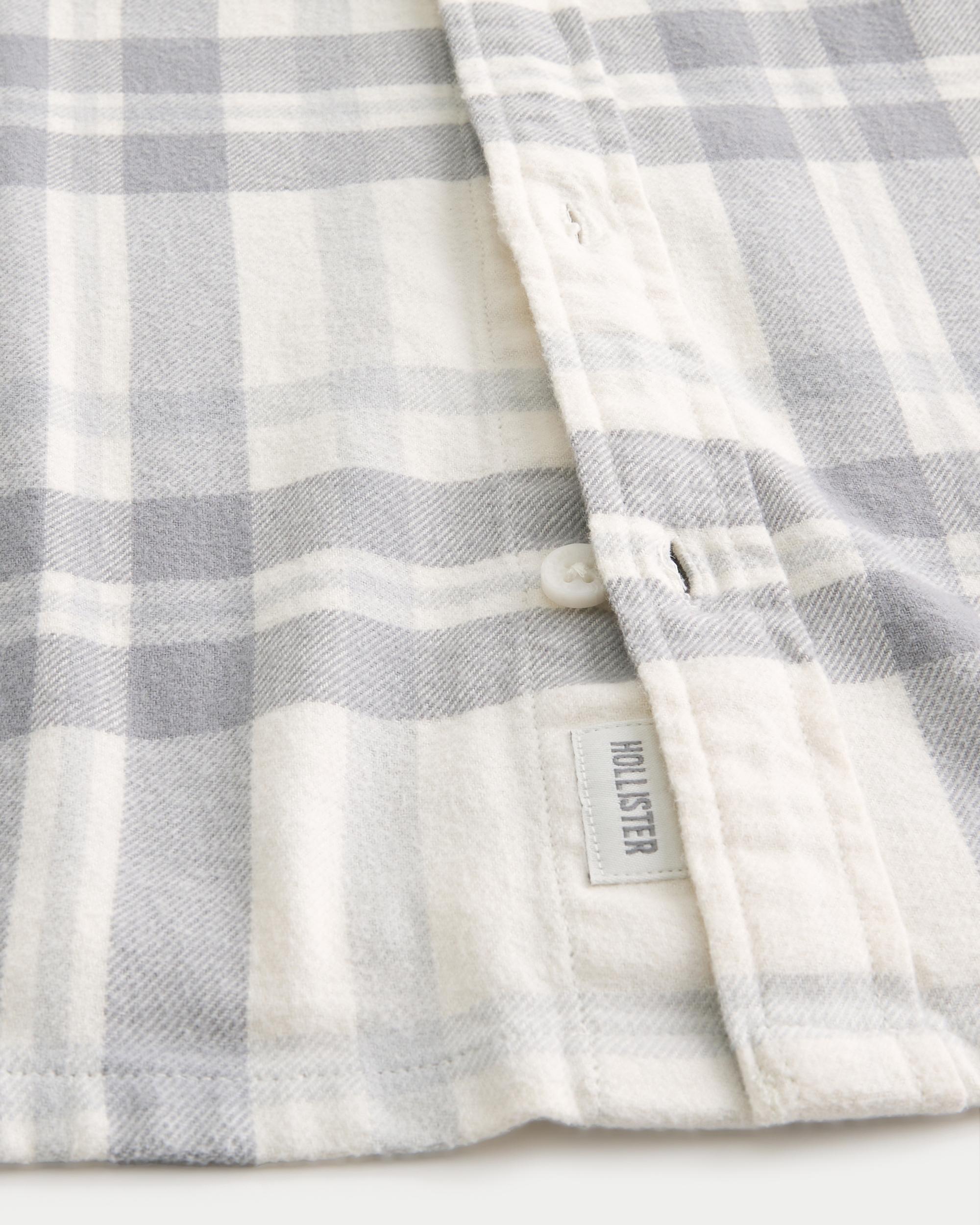 Flannel Button-Through Shirt Product Image