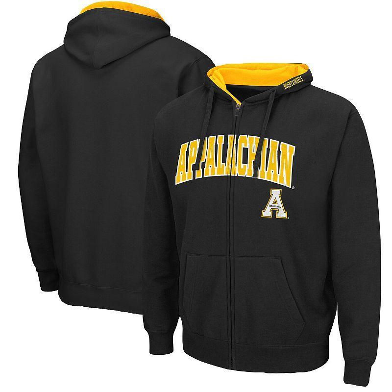 Mens Colosseum LSU Tigers Arch & Logo 3.0 Full-Zip Hoodie Product Image