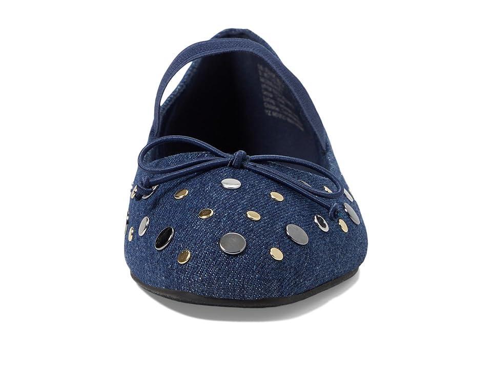 Kenneth Cole New York Myra Stud (Denim Fabric) Women's Flat Shoes Product Image