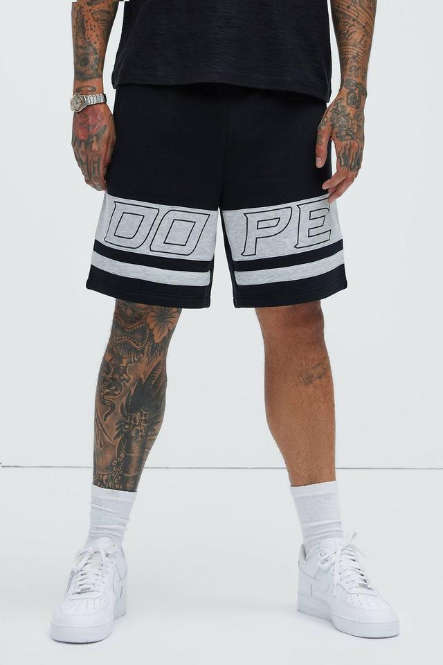 Tyson Dope Relaxed Sweatshorts - Black Product Image