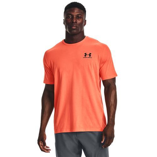 Under Armour Mens Under Armour Sportstyle Left Chest T-Shirt - Mens White/Black Product Image