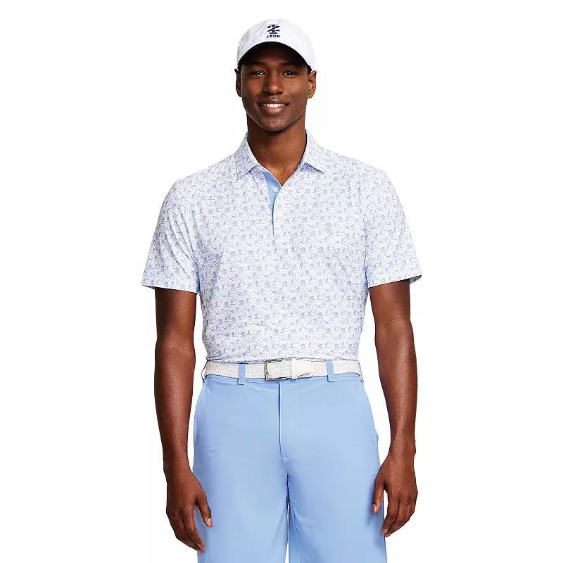 Mens IZOD Printed Golf UPF 50 Polo Product Image