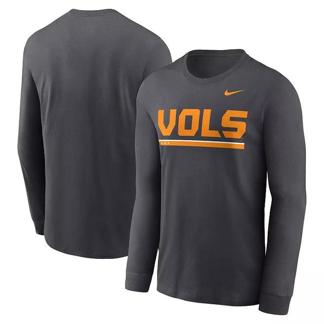 Mens Nike Anthracite Tennessee Volunteers Evergreen Alternate Logo Long Sleeve T-Shirt Product Image