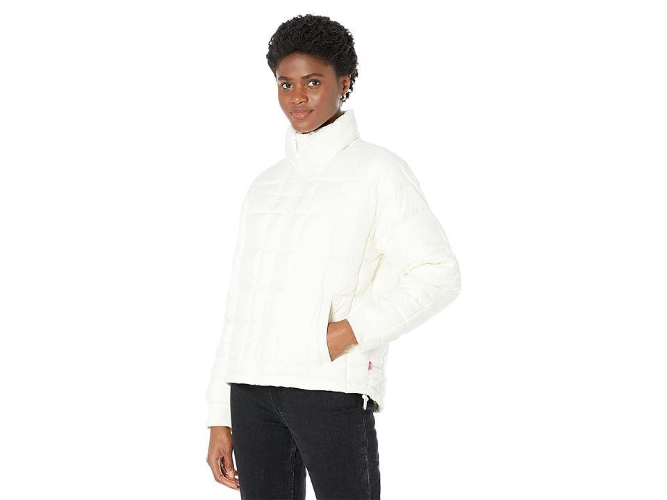 Levi's(r) Box Quilted Jacket (Cream) Women's Clothing Product Image