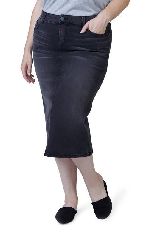 Womens Denim Pencil Skirt Product Image