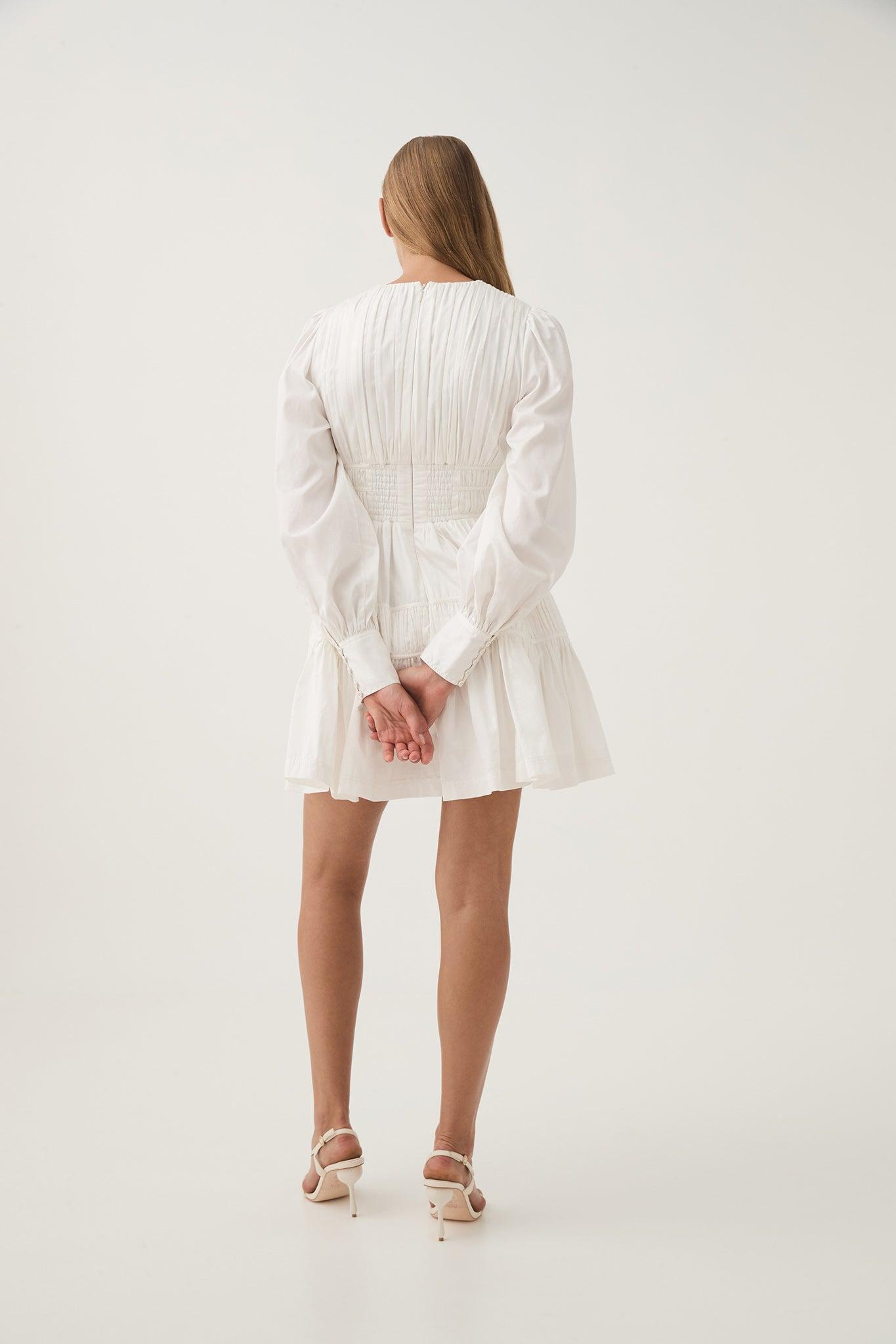 Fallingwater Ruched Mini Dress Product Image