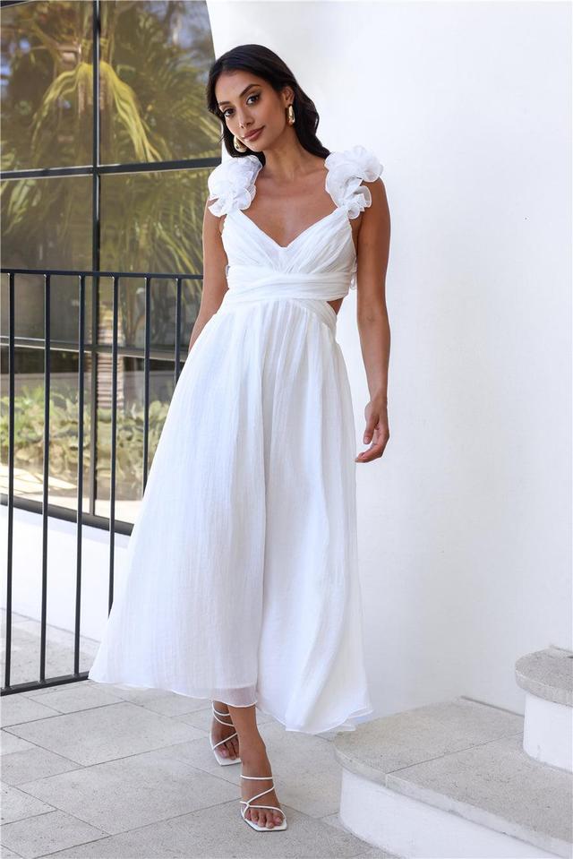 Ring The Wedding Bells Maxi Dress White Product Image