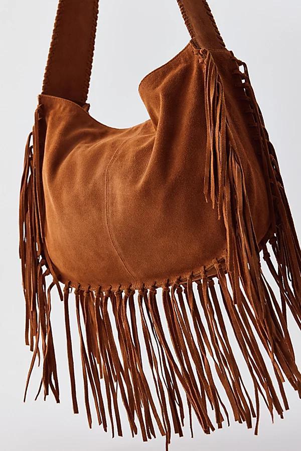 Silence + Noise Bettina Suede Hobo Bag Womens at Urban Outfitters Product Image