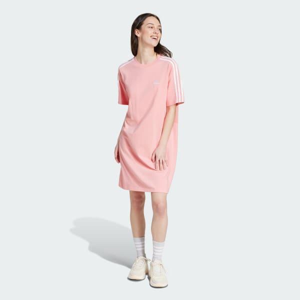 Essentials 3-Stripes Single Jersey Boyfriend Tee Dress Product Image