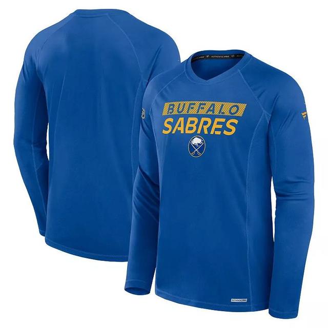 Mens Fanatics Royal Buffalo Sabres Authentic Pro Rink Tech Long Sleeve T-Shirt Product Image