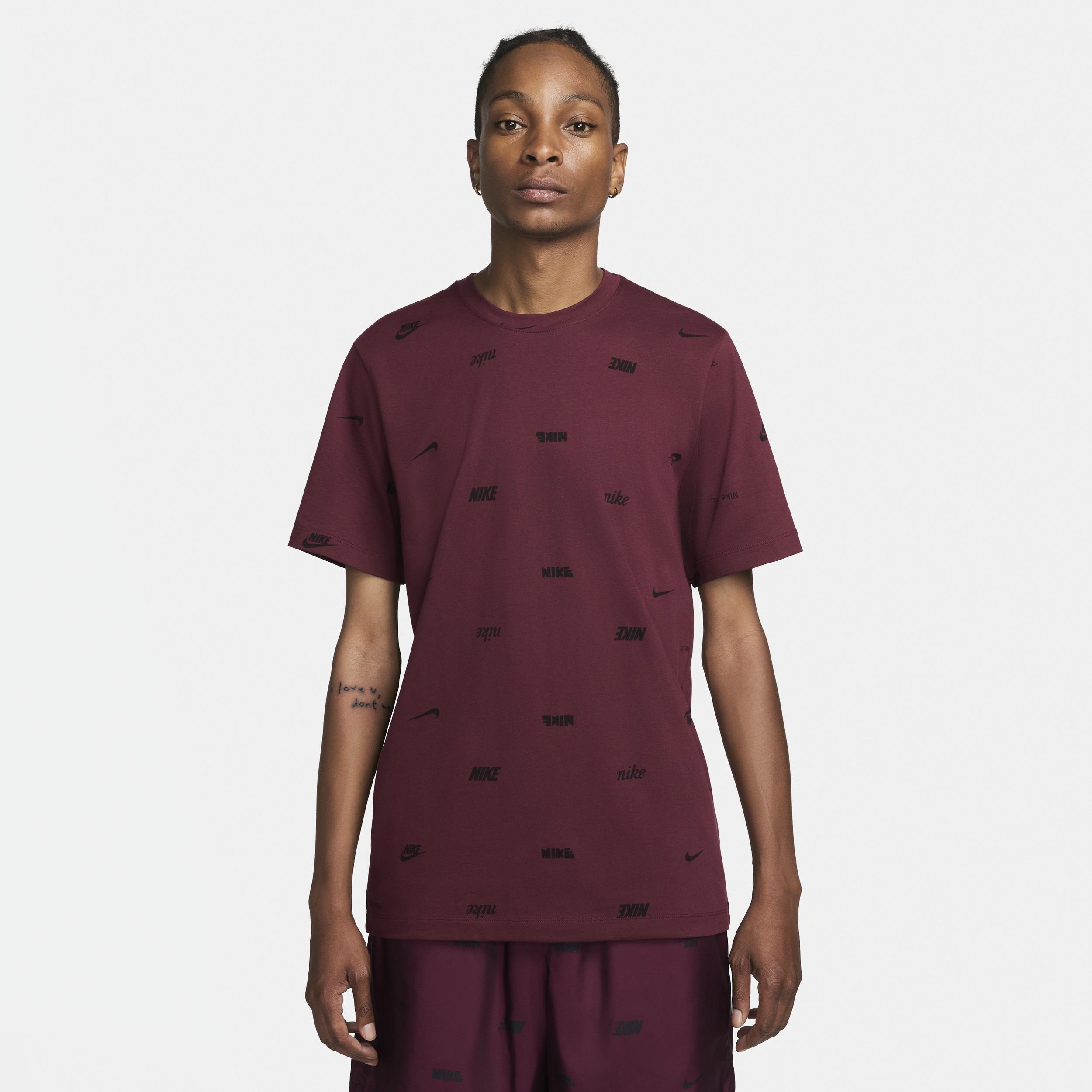 Nike Men's Club Allover Print T-Shirt Product Image