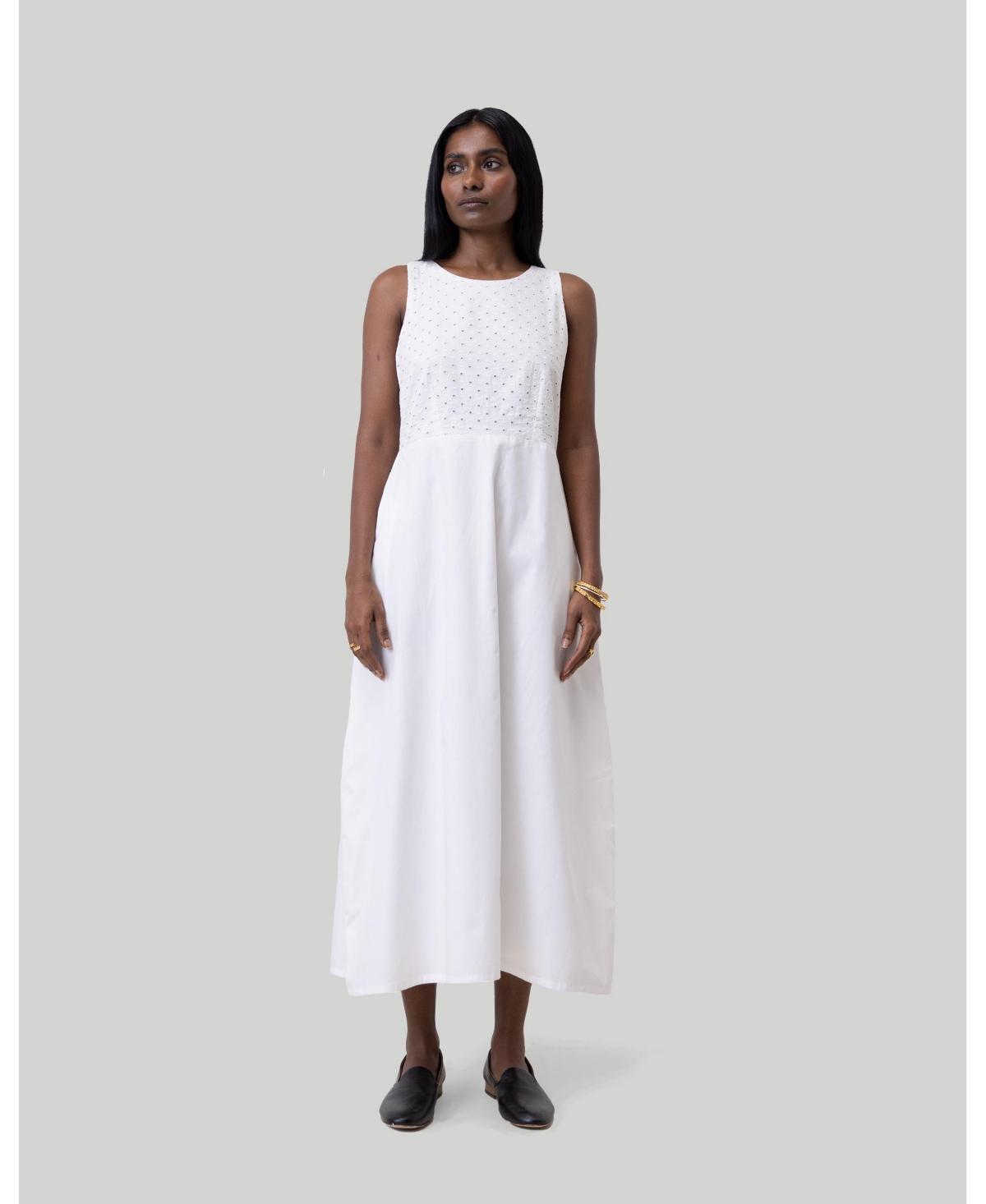 Womens Cross-back Midi Dress Product Image