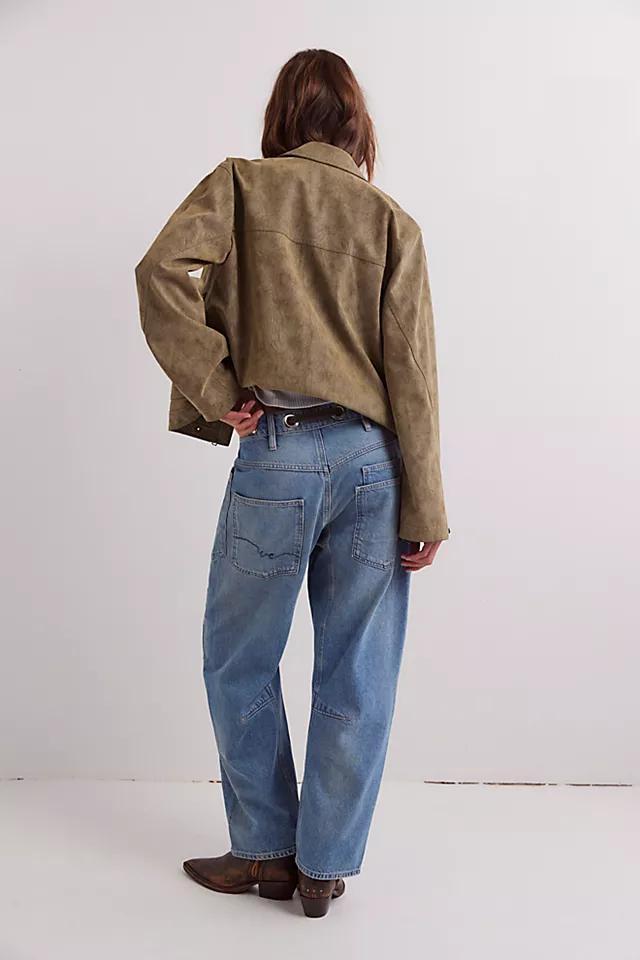 We The Free Moxie Pull-On Barrel Jeans Product Image