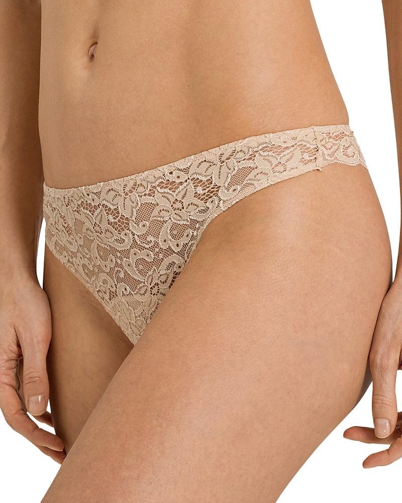 Womens Stretch Lace Thong Product Image