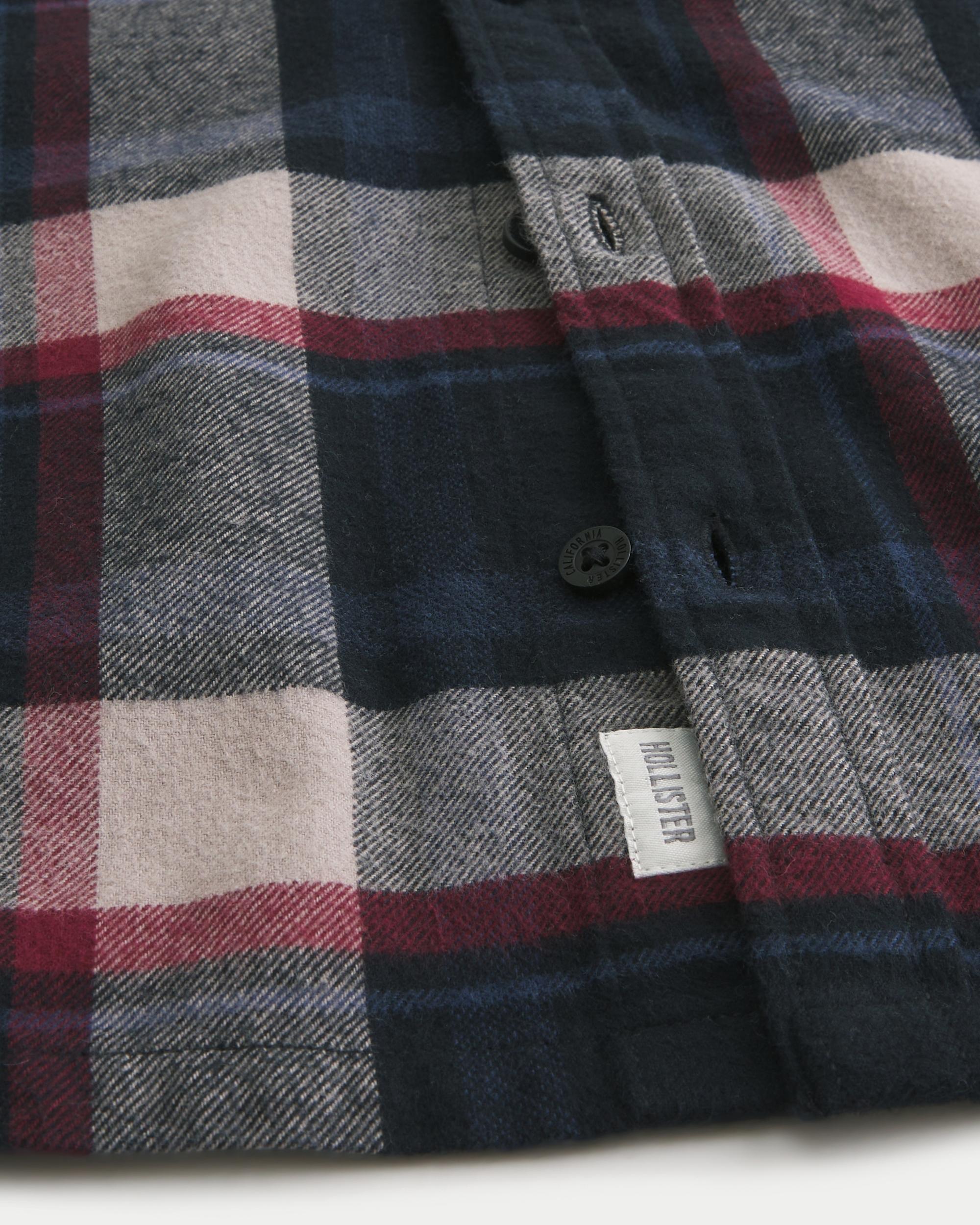 Flannel Button-Through Shirt Product Image